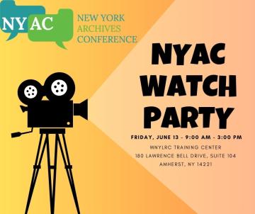 NYAC Watch Party. June 13th from 9:00 AM to 3:00 PM in the WNYLRC Training Center at 180 Lawrence Bell Drive, Suite 104 in Amherst, NY 14221